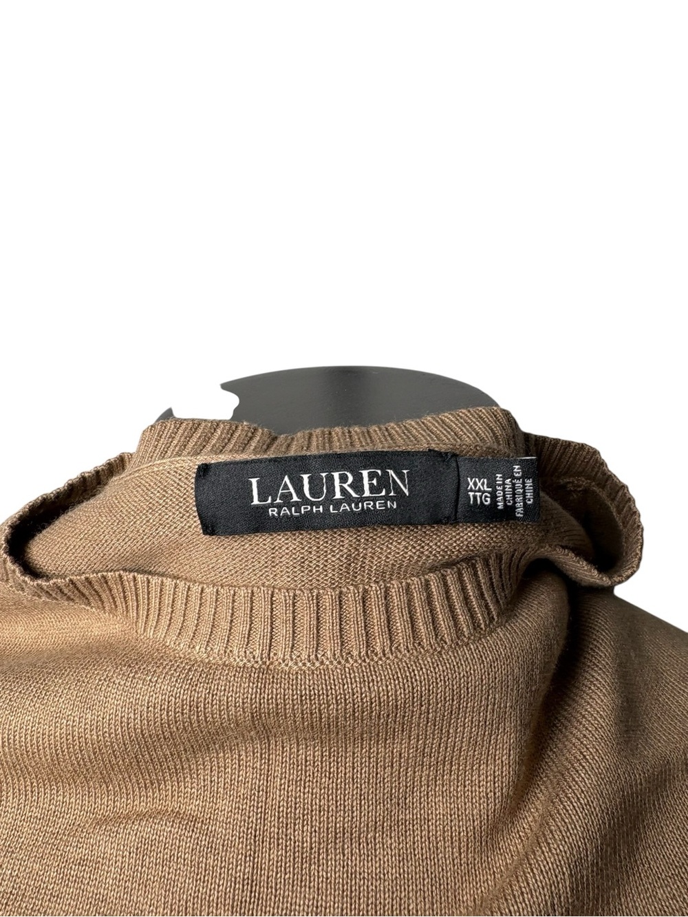 Lauren Ralph Lauren Rainbow Stripe Sweater XXL Cotton Modal Lightweight - Picture 5 of 6